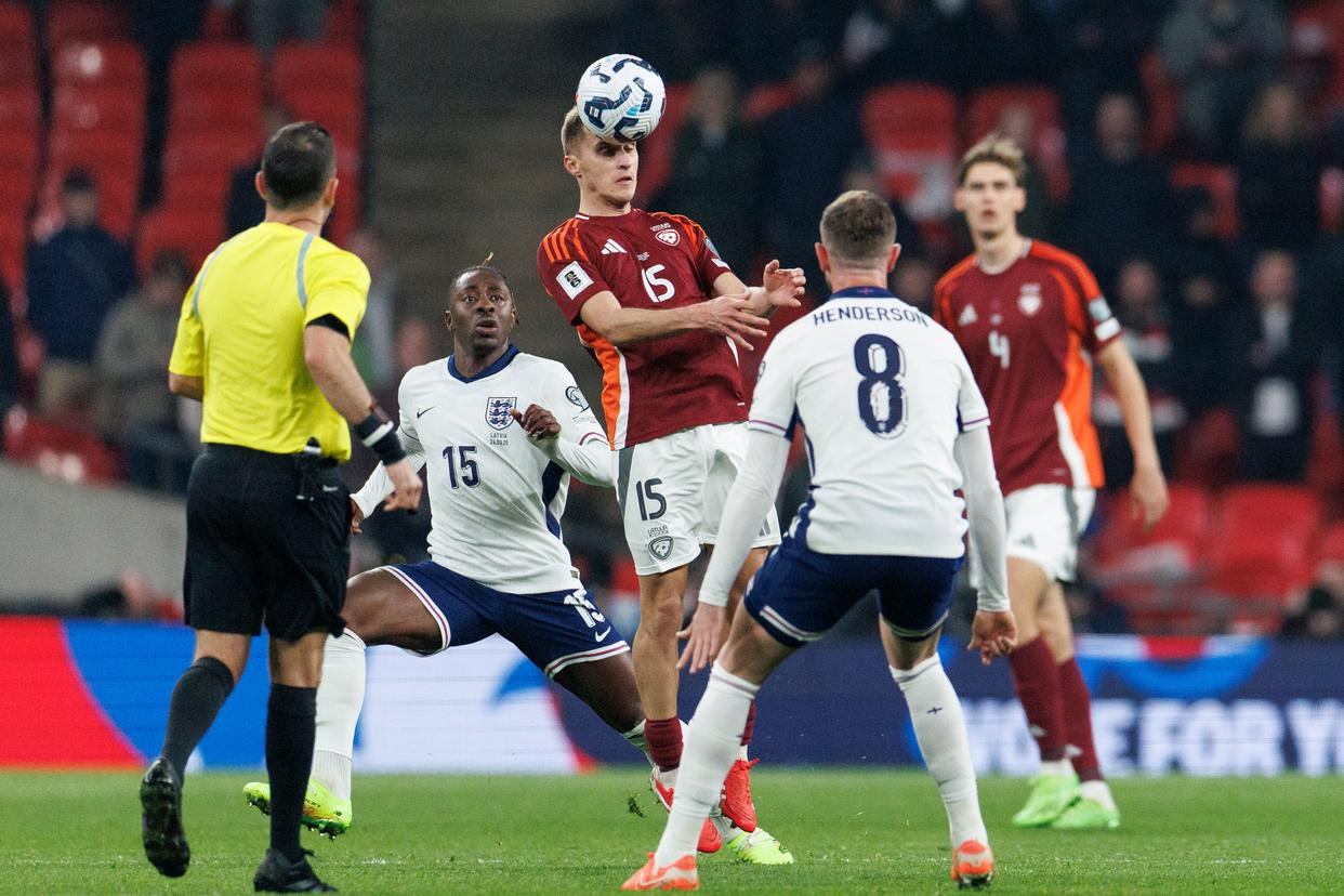 拉脱维亚队将进行一场激烈的比赛