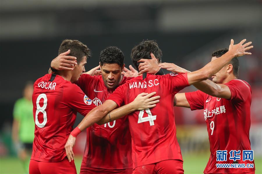 上海上港2-2与全北现代战平，亚冠积分榜混战！